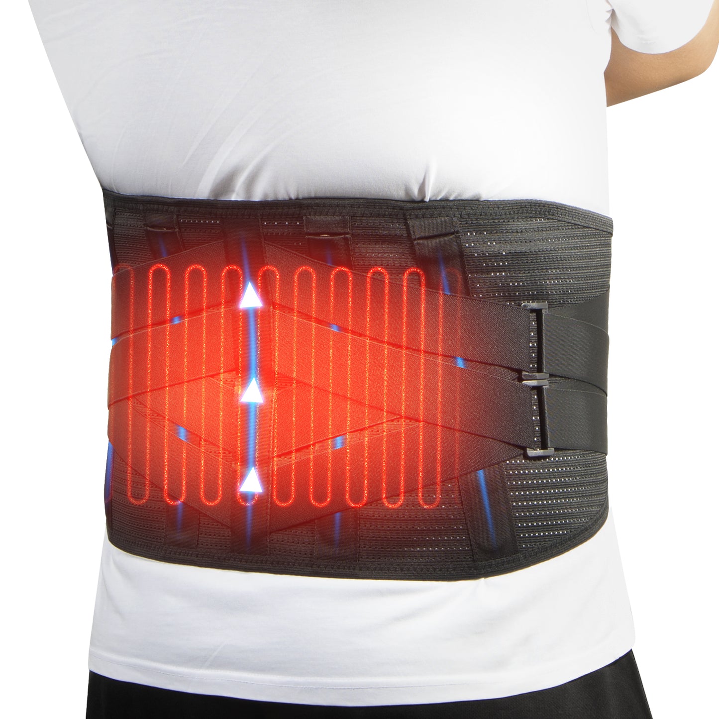 Lower Back Brace with Heating Pad for Back Pain