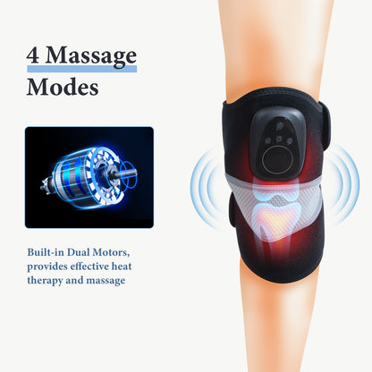 Knee Brace with Heating Pad and Massager